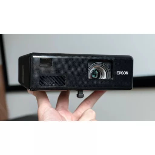 Miniprojektor, Epson EF-11, LCD, lézer, HD1080 felbontás, 16:9 képarány, Hordozható, Házimozis