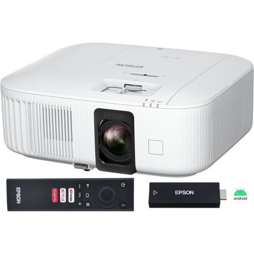 Projektor, Epson EH-TW6250 LCD, 4K PRO-UHD felbontás, 16:9 képarány, Házimozis, Android TV