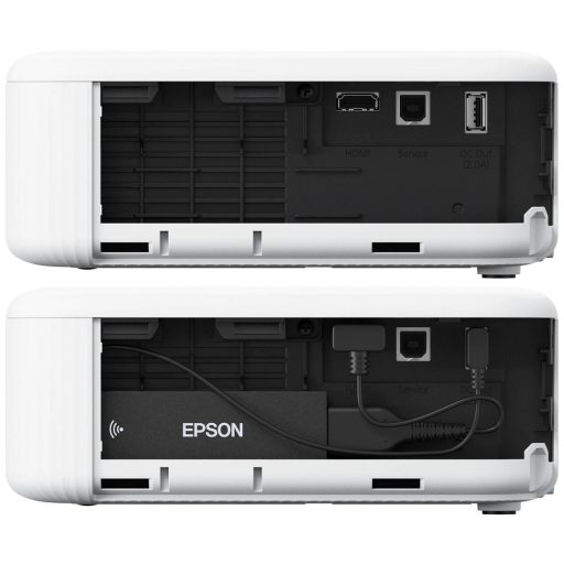 Projektor, Epson CO-FH02 LCD, HD1080 felbontás, 16:9 képarány, Hordozható, Android TV