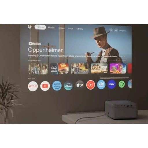 Projektor, Epson EF-21R, LCD, lézer, HD1080 felbontás, 16:9 képarány, Google TV, Házimozis