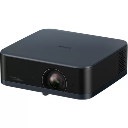 Miniprojektor, Epson Lifestudio Pop EF-62N, LCD, RGB-LED, 4K PRO-UHD felbontás, 16:9 képarány, Google TV, Házimozis