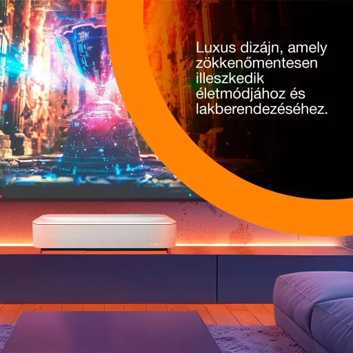 Projektor, Epson EH-LS970W, LCD, Lézer, 4K felbontás, 16:9 képarány, Házimozis