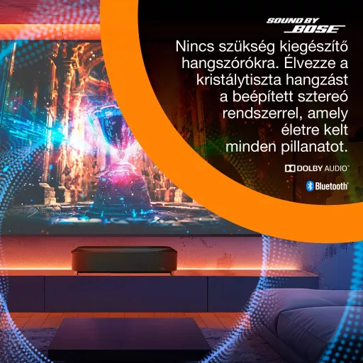 Projektor, Epson EH-LS970B, LCD, Lézer, 4K felbontás, 16:9 képarány, Házimozis 