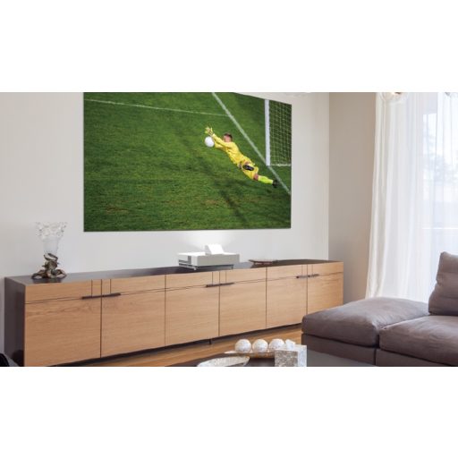 Vászon, Epson Laser TV 120" Screen ELPSC36, 304 cm képátló, 16:9 képarány, fölső fényt gátló, UST vetítőhöz, Házimozis, Fix 