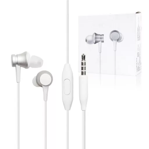 Fülhallgató, Xiaomi Mi In-Ear Basic - Ezüst (ZBW4355TY)