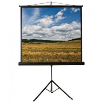   Vászon, FunScreen Tripod Screen, 200 x 200 cm vászonméret, 1:1 képarány, Hordozható, Állványos
