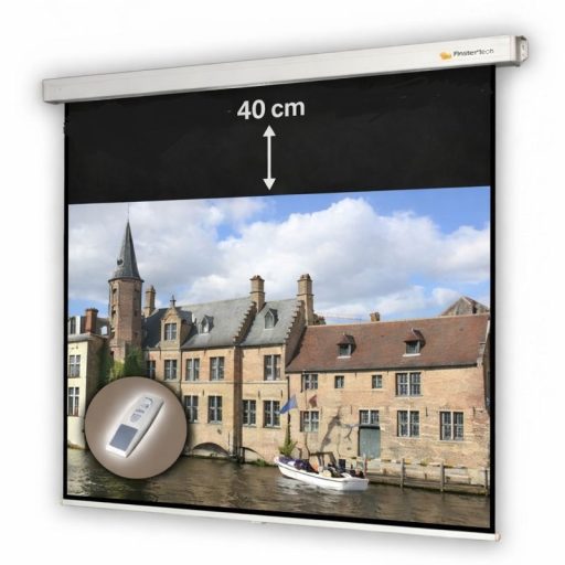 Vászon, FunScreen Motor Screen, 183 x 244 cm vászonméret, 16:9 képarány, Házimozis, Motoros