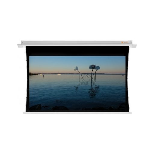 Vászon, FunScreen Premium Plus In-Ceiling Tensioned Motor, 137 x 229 cm vászonméret, 16:10 képarány, Motoros