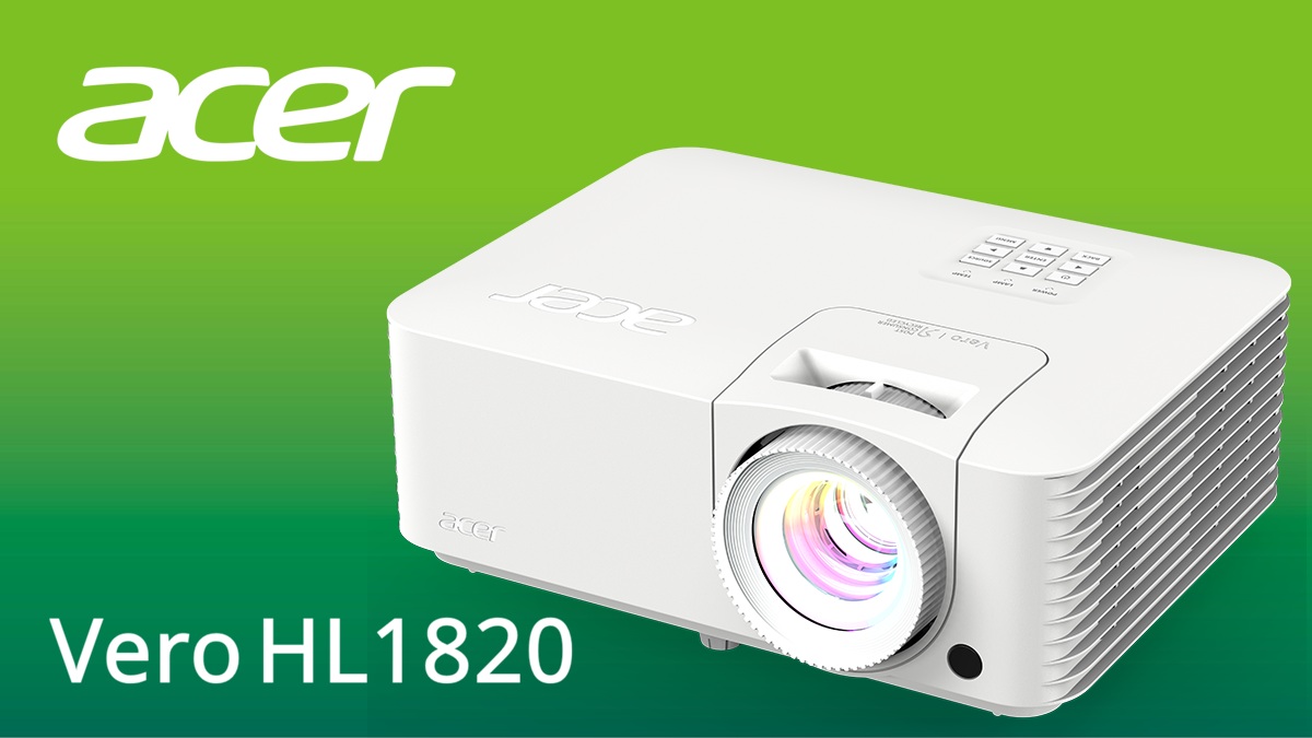 Acer Vero HL1820: 4K RGB lézerprojektor mozizáshoz és játékhoz