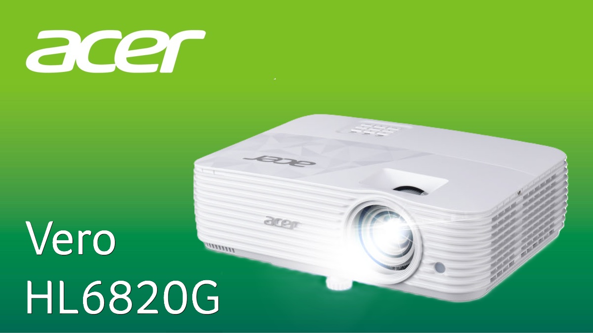Acer Vero HL6820G: 4K lézerprojektor mozizáshoz és játékhoz