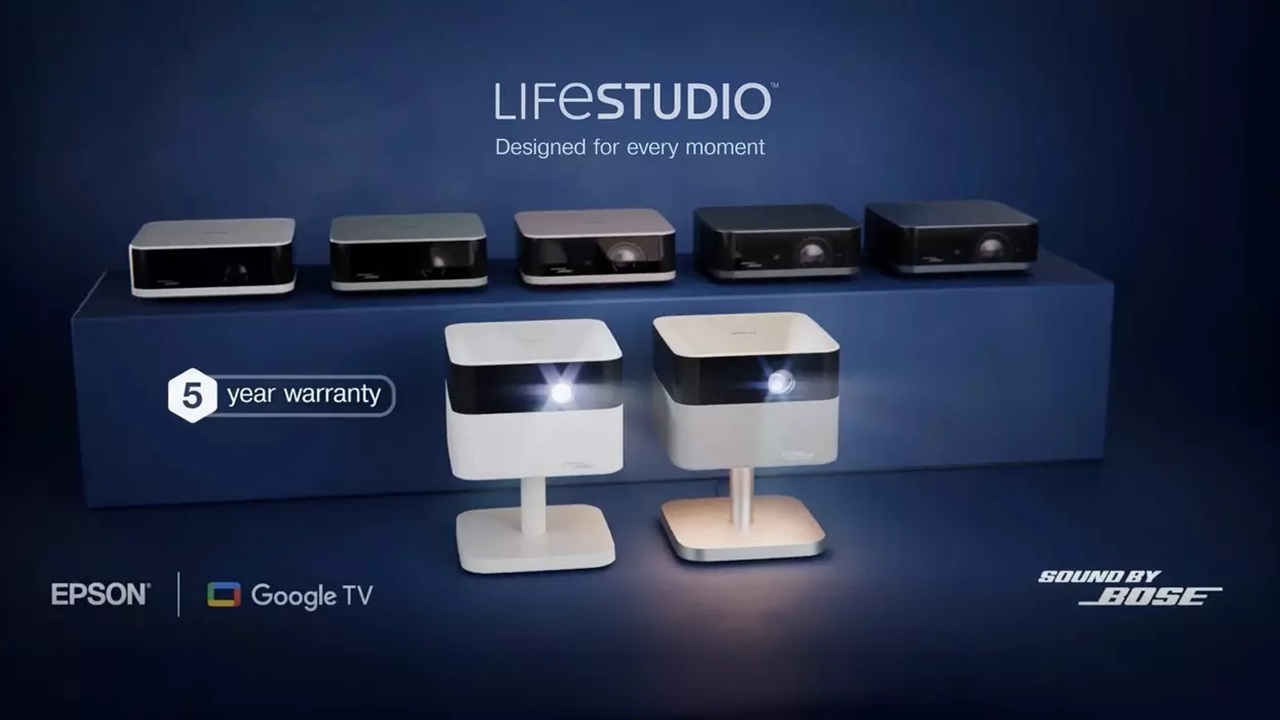 Epson Lifestudio: hordozható okosvetítők „Sound by Bose” hanggal