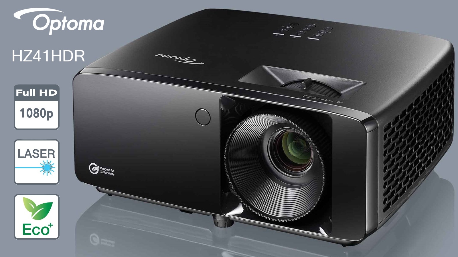 Optoma HZ41HDR: kompakt magas fényáramú lézeres házi vetítő