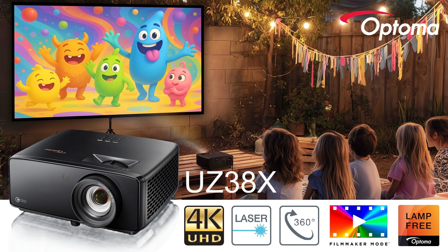 Optoma UZ38X: 4K házi lézerprojektor mindennapos használatra