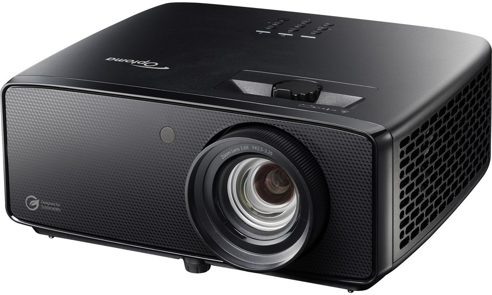 Projektor, Optoma UHZ58LV, DLP, Lézer, 4K felbontás, 16:9 képarány, Házimozis