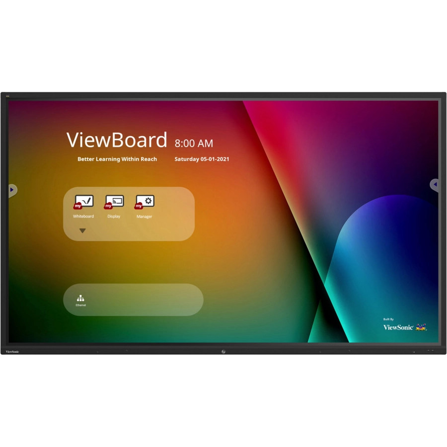 Interaktív kijelző, ViewSonic IFP6550-5F, 4K (3840 x 2160) felbontás, 65" / 165 cm képátló