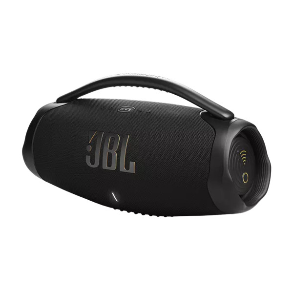Hordozható hangszóró, JBL Boombox3, WiFi&Bluetooth hangszóró, fekete
