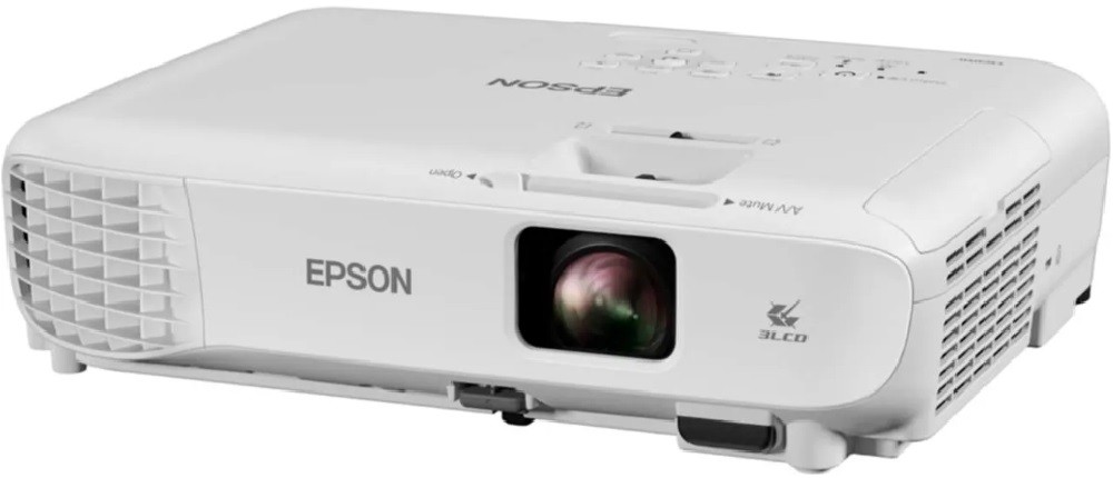 Projektor, Epson EB-W06 LCD, WXGA felbontás, 16:10 képarány, Hordozható