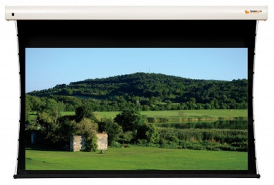 Vászon, FunScreen Premium Plus PT Tensioned Motor, 142 x 260 cm vászonméret, 16:9 képarány, Házimozis, Motoros